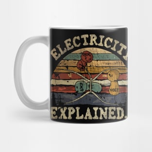 TEXTURE VINTAGE NEW COLOR ELECTRICITY EXPLAINED Mug